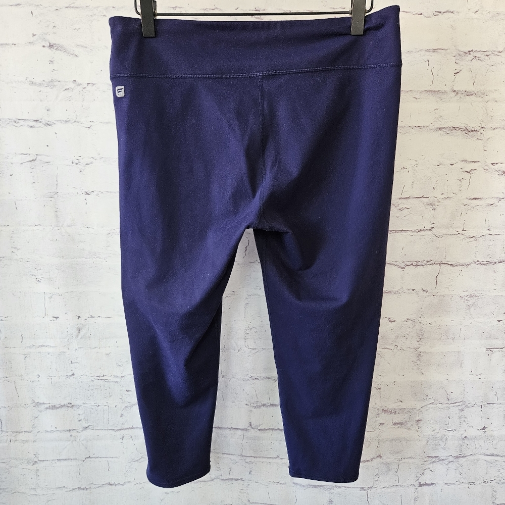 Fabletics Cropped Athletic Legging Bundle - Navy & Black Large - Picture 3 of 14